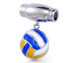 Volleyball Drop Pendant