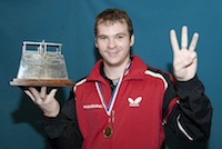 Paul Drinkhall, Triple English National Table Tennis Champion